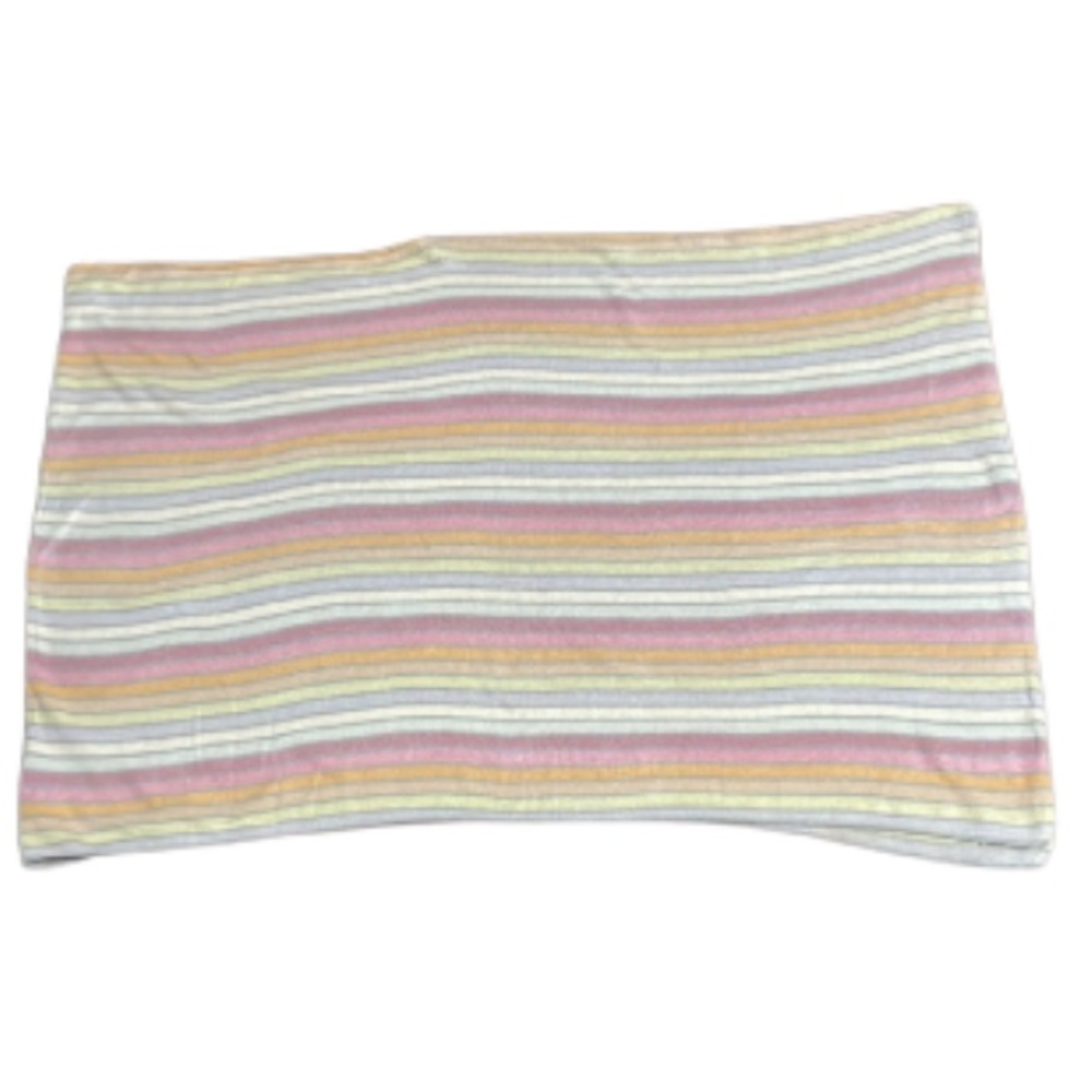 Like new! GAP silk rainbow pastel striped shrug / poncho / shawl / tunic! Sz M/L - Picture 9 of 13